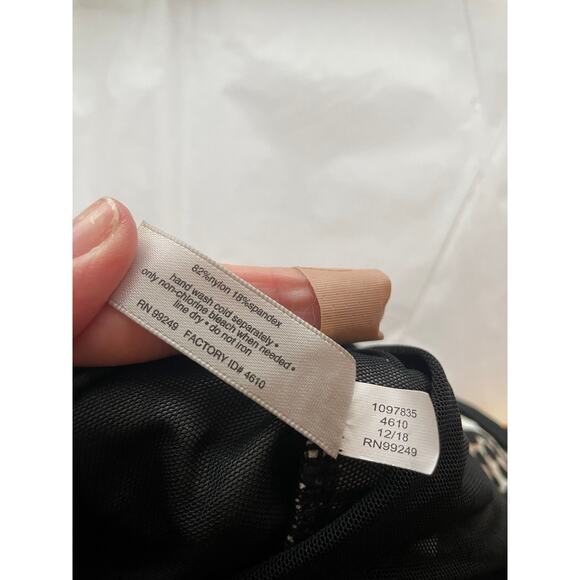 Catherines leopard print 1 piece swim dress built in bra padded wireless 24w - Picture 7 of 7